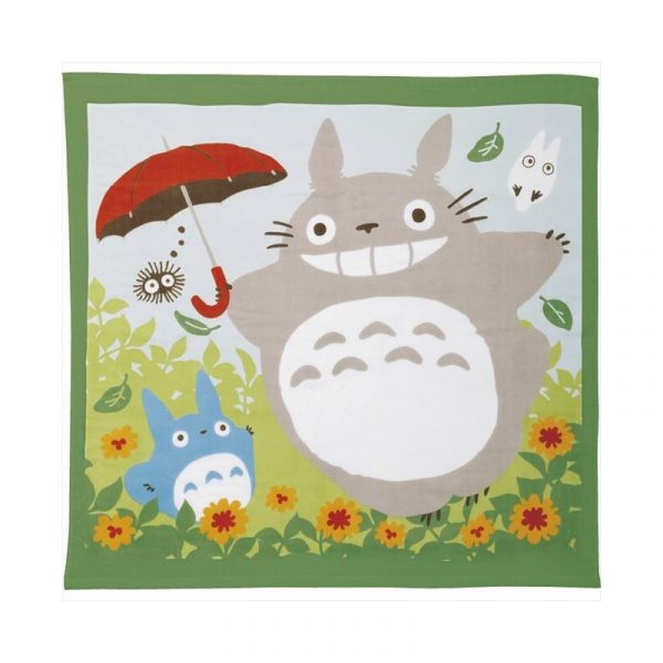 Mein Nachbar Totoro Baumwoll Handtuch Totoro mit Schirm 90 x 90cm