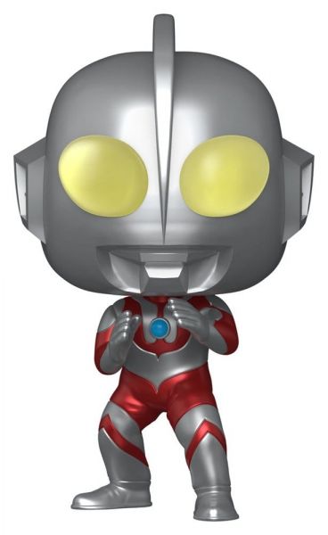 Ultraman Funko POP! Heroes Vinyl Figur Ultraman (Metallic) 9 cm