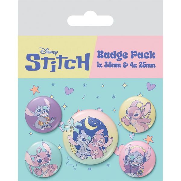 Lilo & Stitch Planetary Button 5-er Pack