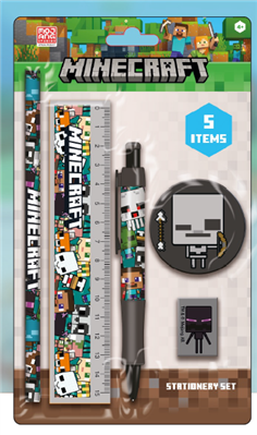 Minecraft Chibi Skelett Schreibwaren Set