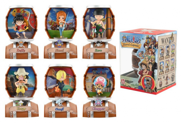 One Piece Barrel Capsule Minifigur 9 cm Blind Box