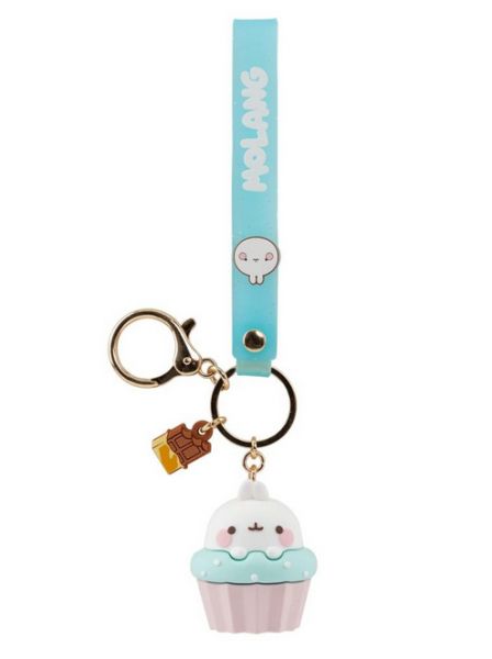 Molang Snack Time Series Schlüsselanhänger Molang in Cupcake