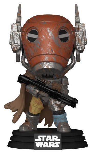 Star Wars: The Mandalorian and Grogu Funko POP! Vinyl Wackelkopf-Figur Mercenary Guard Droid 9 cm