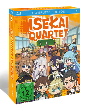 Isekai Quartet 1. Staffel Gesamtausgabe Blu-ray