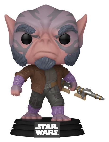 Star Wars: The Mandalorian and Grogu Funko POP! Vinyl Wackelkopf-Figur Zeb Orrelios 9 cm