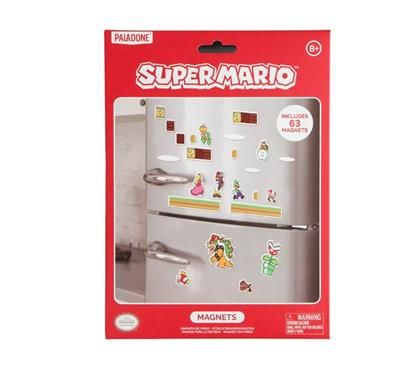 Super Mario Magnet-Set (63 Stück)