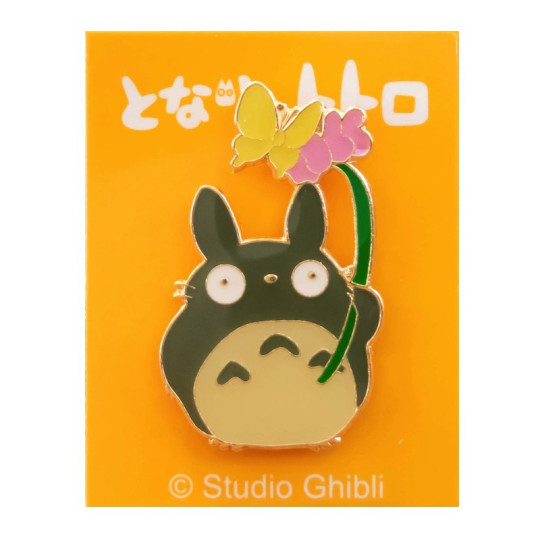 Mein Nachbar Totoro Pin Totoro mit Blume
