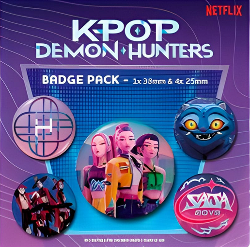 KPop Demon Hunters Ansteck-Buttons 5er-Pack