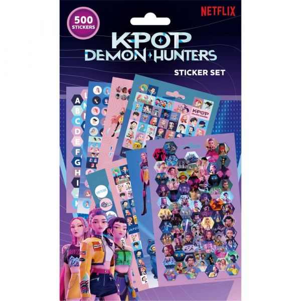 KPop Demon Hunters Sticker Pack (500 Sticker)