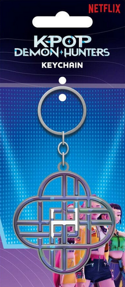 KPop Demon Hunters Metall Schlüsselanhänger Huntrix