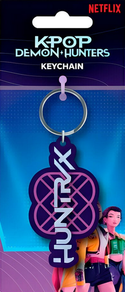 KPop Demon Hunters PVC Schlüsselanhänger Huntrix Logo