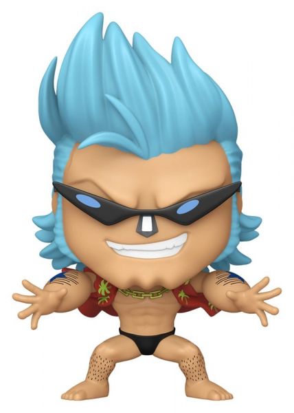 One Piece Funko POP! Animation Vinyl Figur Franky (Refresh) 9 cm