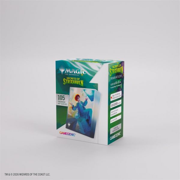 Gamegenic Premium Art Sleeves Standardgröße Magic: The Gathering Secrets of Strixhaven Zimone, Infinite Analyst (105 Stück)