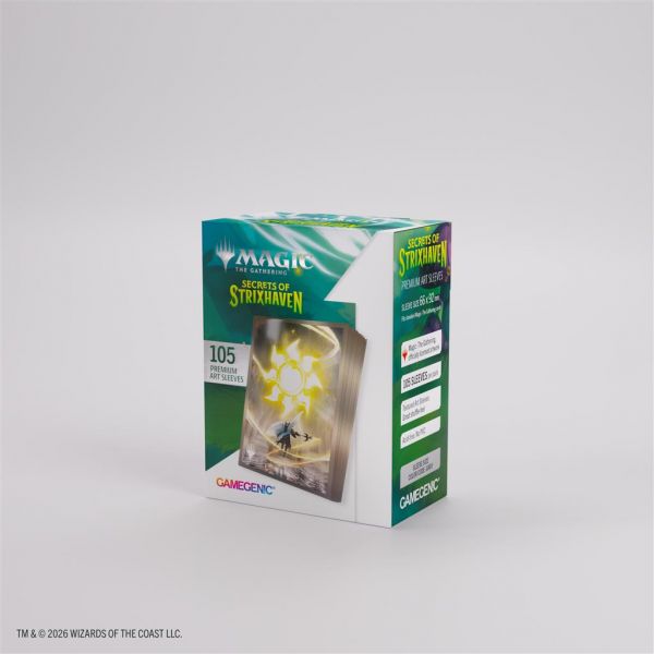 Gamegenic Premium Art Sleeves Standardgröße Magic: The Gathering Secrets of Strixhaven Plains (105 Stück)