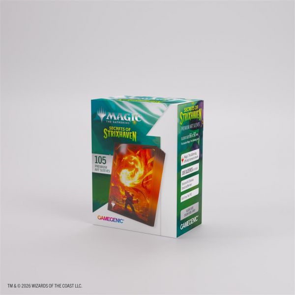 Gamegenic Premium Art Sleeves Standardgröße Magic: The Gathering Secrets of Strixhaven Mountain (105 Stück)