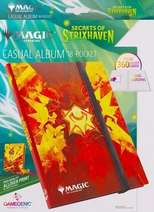 Gamegenic 18-Pocket Casual Album Magic: The Gathering Secrets of Strixhaven Lorehold