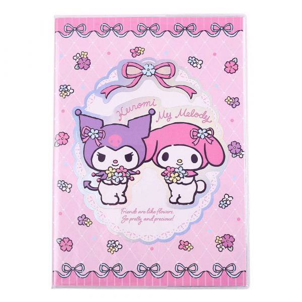 Sanrio Notizbuch Kuromi & My Melody Pastel Flower