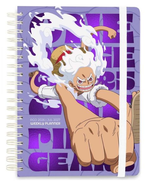 One Piece Terminkalender Wochenplaner 2026/2027 Gear 5 A5