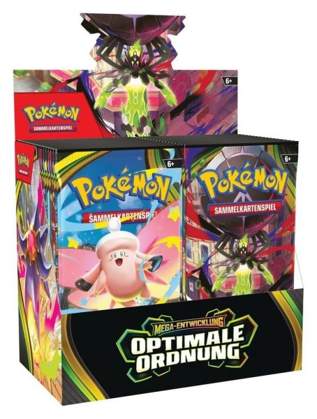 Pokémon Mega-Entwicklung 03 Optimale Ordnung Booster Display