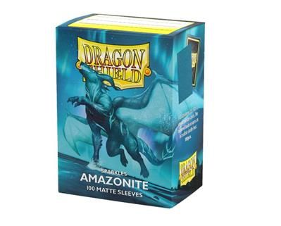 Dragon Shield Sparkles Matte Hüllen Standardgröße Amazonite (100 Stück)