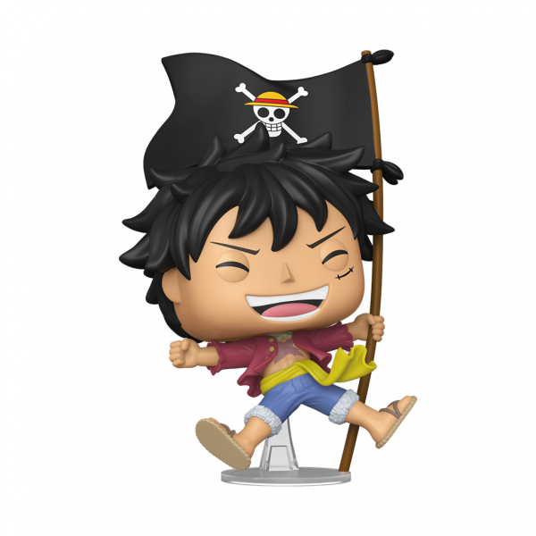 One Piece Funko Pop! Animation Monkey D. Luffy mit Flagge