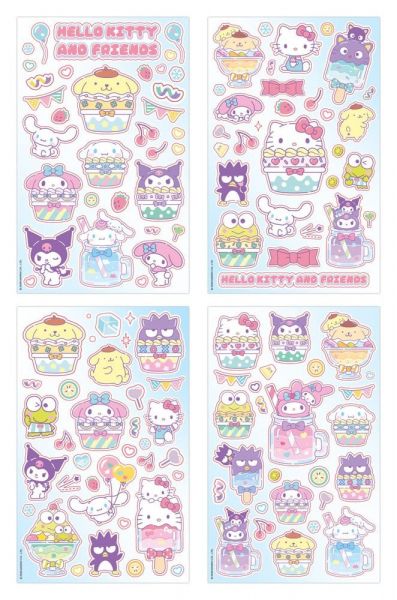 Sanrio Sticker Pack Hello Kitty & Friends Cupcake Set