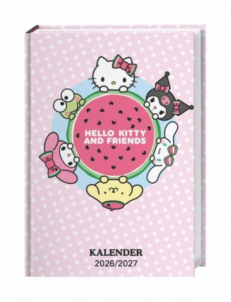 Hello Kitty 17-Monats-Kalenderbuch A5 2027