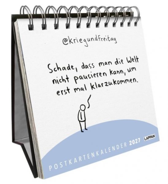 @kriegundfreitag Postkartenkalender 2027