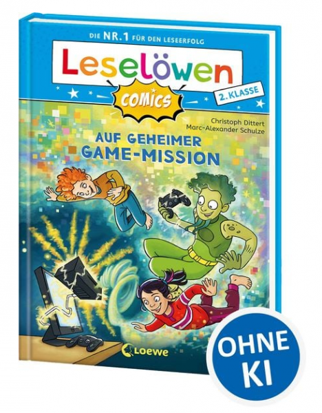 Leselöwen Comics 2. Klasse Auf geheimer Game-Mission
