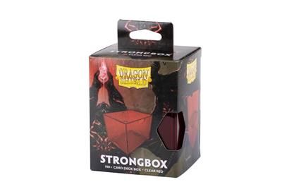 Dragon Shield Strongbox Deckbox für 100+ Karten Clear Red