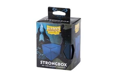Dragon Shield Strongbox Deckbox für 100+ Karten Clear Blue