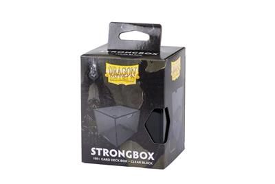 Dragon Shield Strongbox Deckbox für 100+ Karten Clear Black