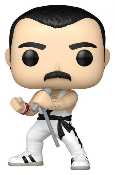 Queen Funko POP! Rocks Vinyl Figur Freddie Mercury (white singlet) 9 cm