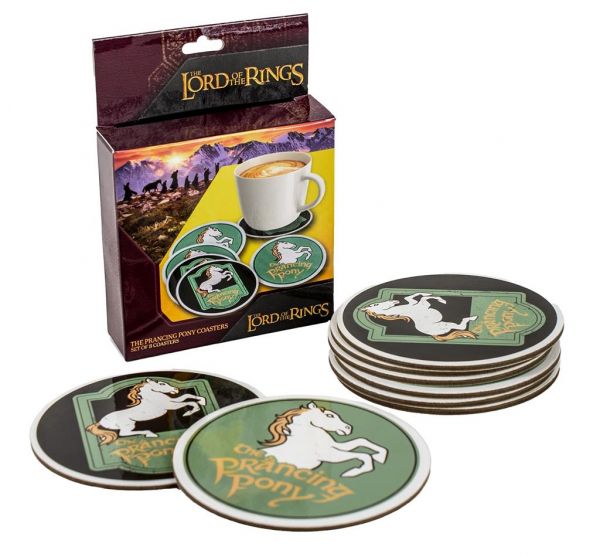 Der Herr der Ringe Untersetzer Prancing Pony (8 Stück)