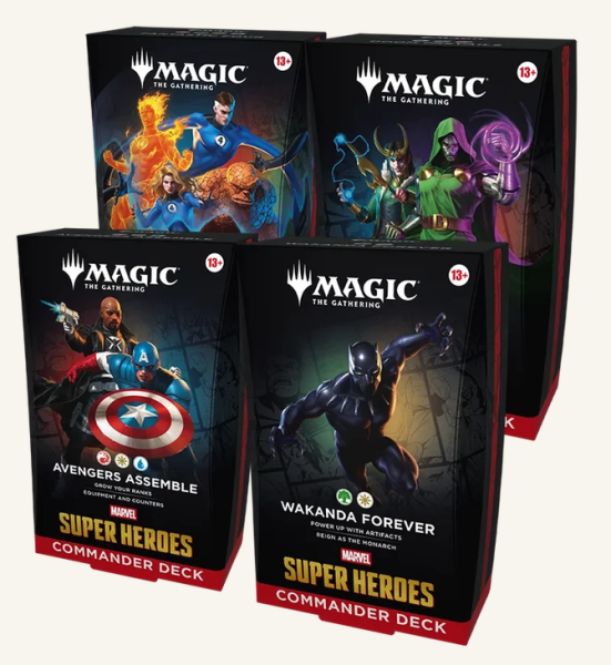 Magic the Gathering Marvel Super Heroes Commander Deck Komplettset englisch