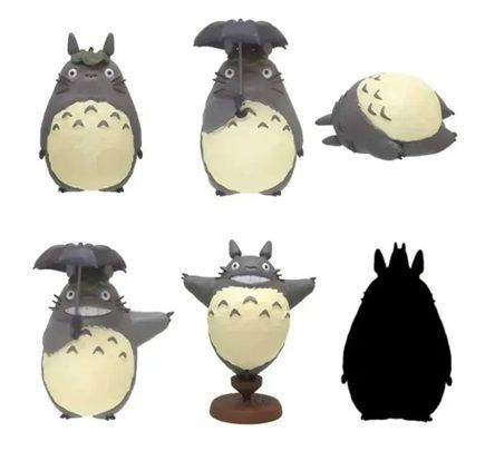 Mein Nachbar Totoro Minifigur Totoro 1 5 cm Blind-Box
