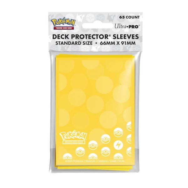 Ultra Pro Deck Protector Hüllen Standardgröße Pokemon Energy Lightning (65 Stück)