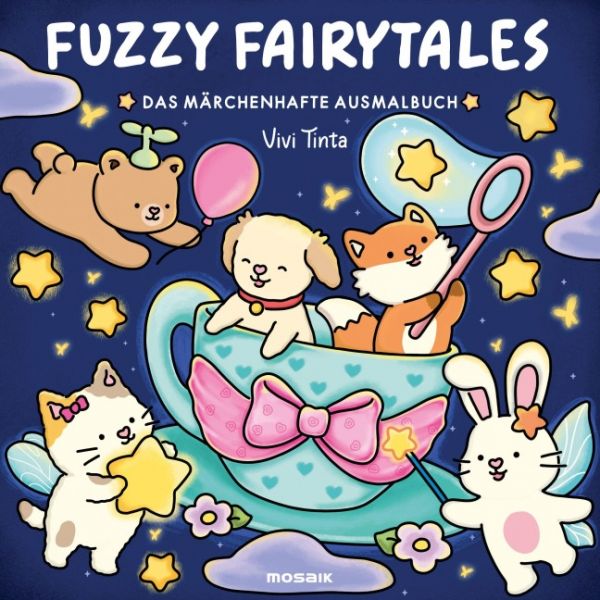 Fuzzy Fairytales Ausmalbuch