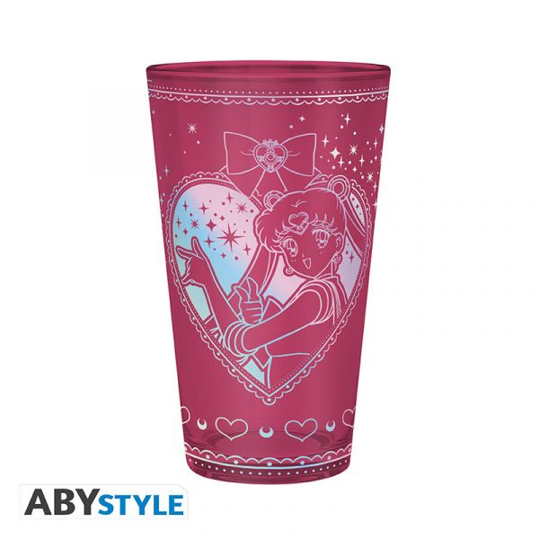 Sailor Moon Glas 400ml Macht des Mondlichts