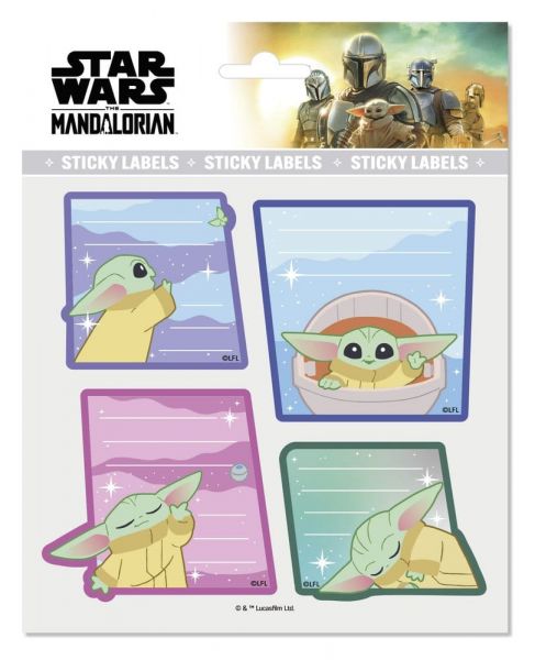 Star Wars: The Mandalorian Premium Selbstklebende Etiketten Grogu