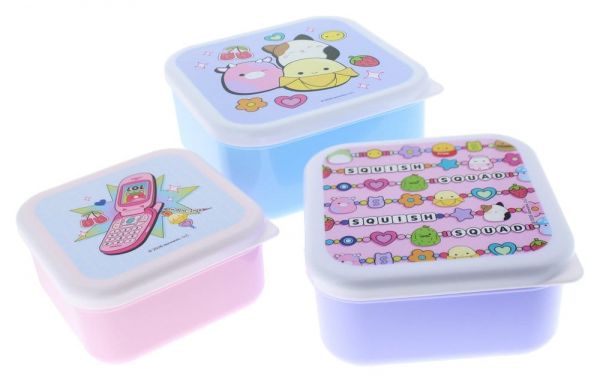 Squishmallows Snackboxen 3er-Pack