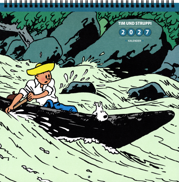 Tim und Struppi Wandkalender 2027