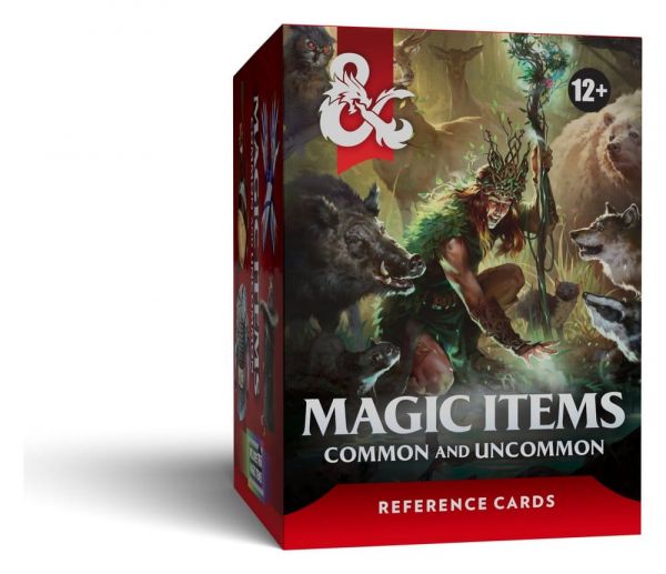 Dungeons & Dragons RPG Referenzkarten Magische Gegenstände Gewöhnlich und Ungewöhnlich (englisch)