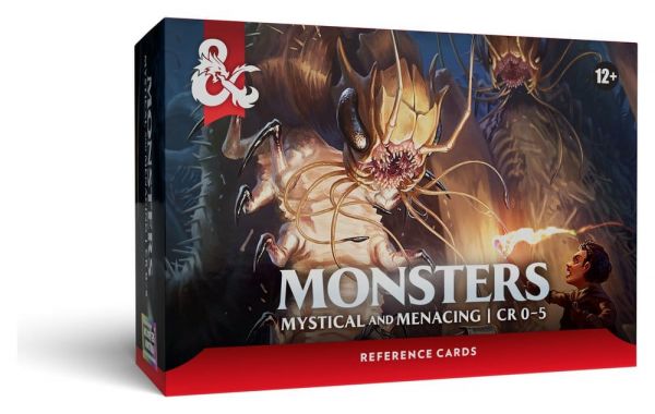 Dungeons & Dragons RPG Referenzkarten Monster Mystisch und Bedrohlich (englisch)