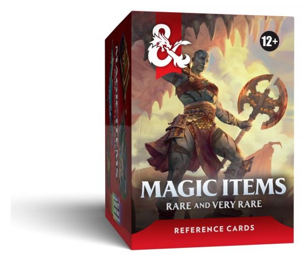 Dungeons & Dragons RPG Referenzkarten Magische Gegenstände Selten und Sehr selten (englisch)