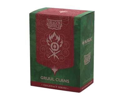 Dragon Shield Dual Matte Art Hüllen Standardgröße Guildpact Series Gruul Clans (100 Stück)