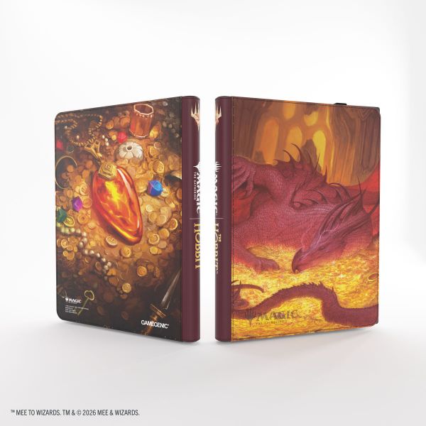 Gamegenic Zip-Up Album 18-Pocket Magic: The Gathering The Hobbit Smaug's Mox Amber