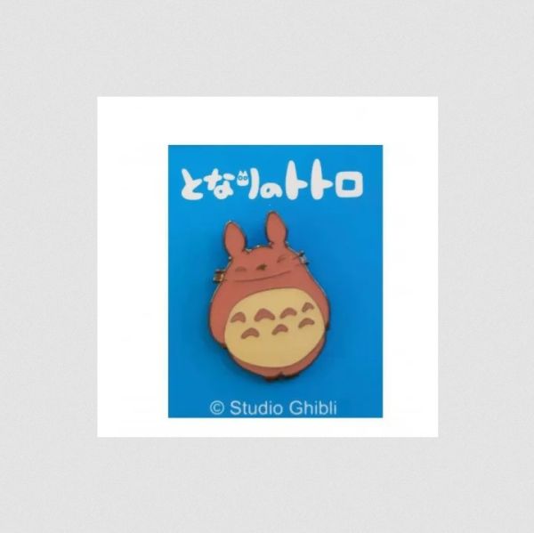 Mein Nachbar Totoro Pin Totoro Pink lächelnd