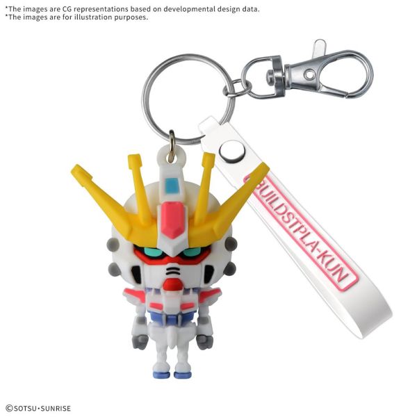 Gundam Build Stpla-Kun 3D Gummi Mascot Schlüsselanhänger