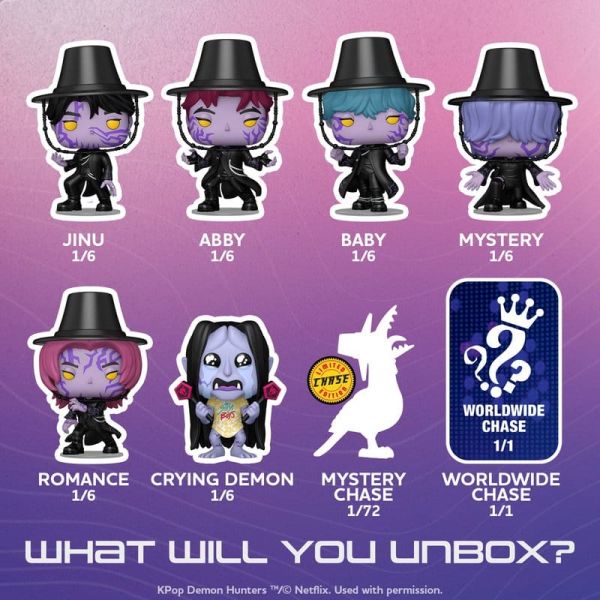 KPop Demon Hunters Funko POP! Mystery Vinyl Figur 9 cm Blind Box